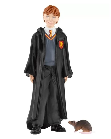 Schleich Harry Potter Büyücülük Dünyası Mini Figür Ron Weasley ve Scabbers 42634 - 2