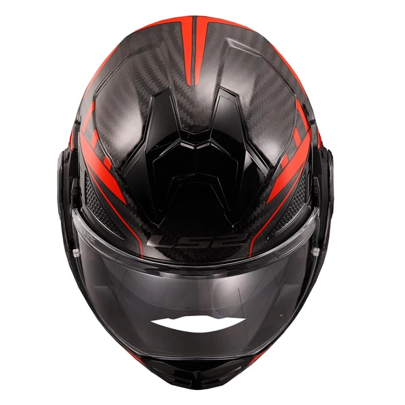LS2 ADVANT X KARBON FUTURE KIRMIZI KASK - 4