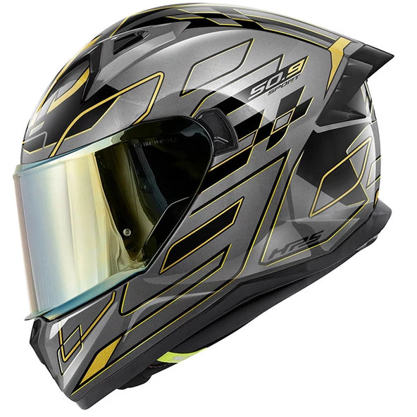 GIVI 50.9 ASSAULT TITANIUM-BRONZ-SARI KASK