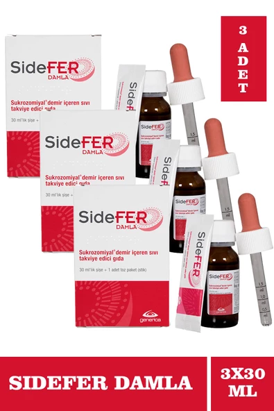 Sidefer Damla 30 ml 3 Adet ürün görseli 1
