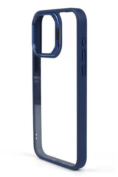 iphone 13 Pro Max Kılıf Kamera Standlı +Lens koruyuculu Kapak - 2