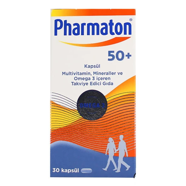 Pharmaton 50+ Plus Takviye Edici Gıda 30 Kapsül