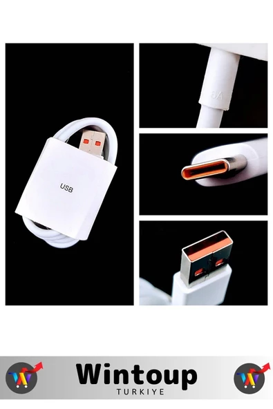 Huawei Serisi Tüm Modellerle Uyumlu Akım Korumalı Type C 67 Watt Hızlı Şarj Ale - 2