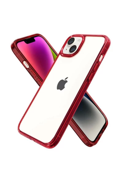 iPhone 14 / iPhone 13 Kılıf Ultra Hybrid Red Crystal - ACS05042 ürün görseli 1