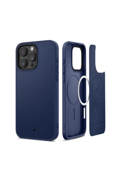 SPİGEN Ciel by Cyrill iPhone 15 Pro Max Kılıf Kajuk Mag MagSafe özellikli Navy Blue - ACS07091