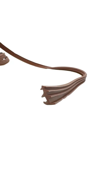 Contacall Alüminyum Kapı Contası Cam Sıkıştırma Fitili 25 Metre Kahverengi - Resim 2