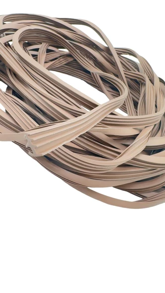 Contacall Alüminyum Kapı Contası Cam Sıkıştırma Fitili 25 Metre Kahverengi - Resim 5