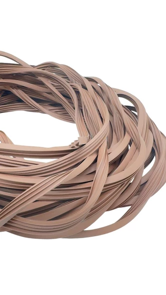 Contacall Alüminyum Kapı Contası Cam Sıkıştırma Fitili 25 Metre Kahverengi - Resim 6