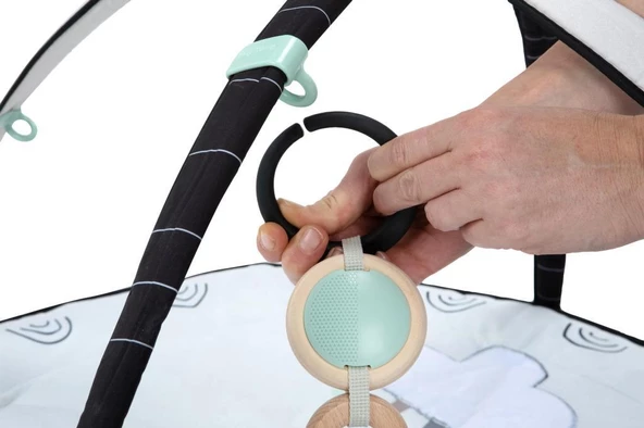 Tiny Love Müzikli Oyun Halısı Black White - 4