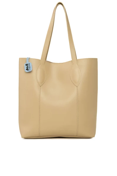 Bagmori Vizon Dikişli Damla Askılı Tote Çanta - Resim 3