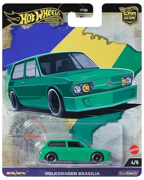 Hot Wheels Car Culture Premium Wolkswagen Brasilia HRV82