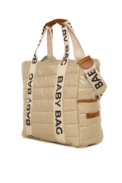 Bagmori Vizon Baby Bag Kolonlu Nakışlı Puf Anne Bebek Çantası - 2