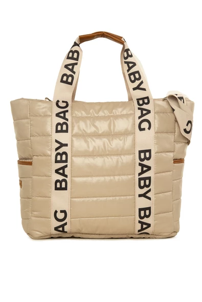 Bagmori Vizon Baby Bag Kolonlu Nakışlı Puf Anne Bebek Çantası