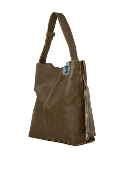 Bagmori Vizon Cüzdan Detaylı Salaş Çanta - Resim 2