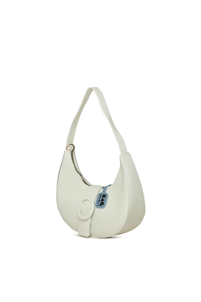Bagmori Beyaz Oval Aksesuarlı Oval Baget - Resim 2