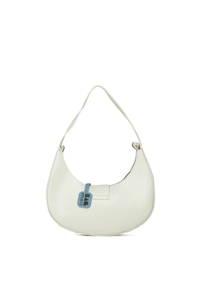 Bagmori Beyaz Oval Aksesuarlı Oval Baget - Resim 3
