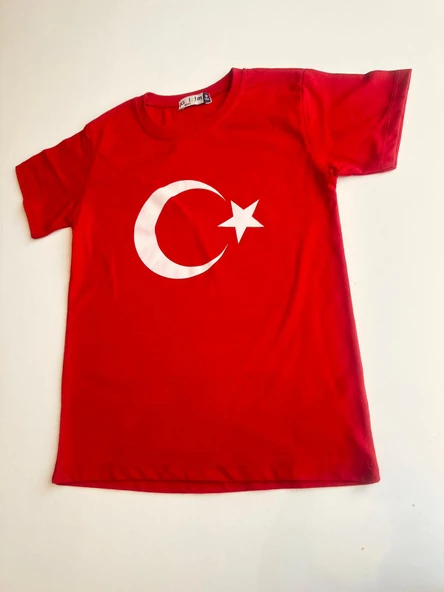 GALA ay yıldızlı türk bayraklı Tişört UNİSEX - 7