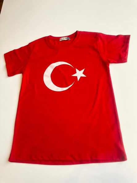 GALA ay yıldızlı türk bayraklı Tişört UNİSEX - 5