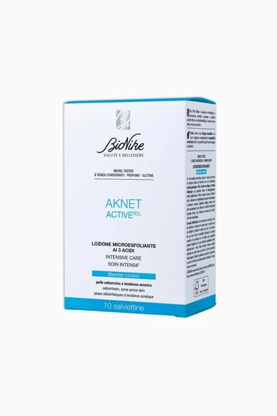 BIONIKE Aknet Active Peel 10'lu tek Kullanımlı Mendil