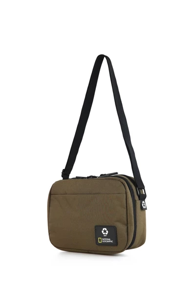 National Geographic Omuz Askılı Çanta Haki N20903 - Resim 2