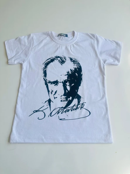 GALA ATATÜRK baskılı çocuk tişört - 4