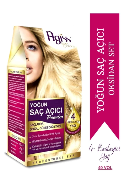 Agiss Yoğun Saç Açıcı Powder 4 - Besleyici Yağ - 2