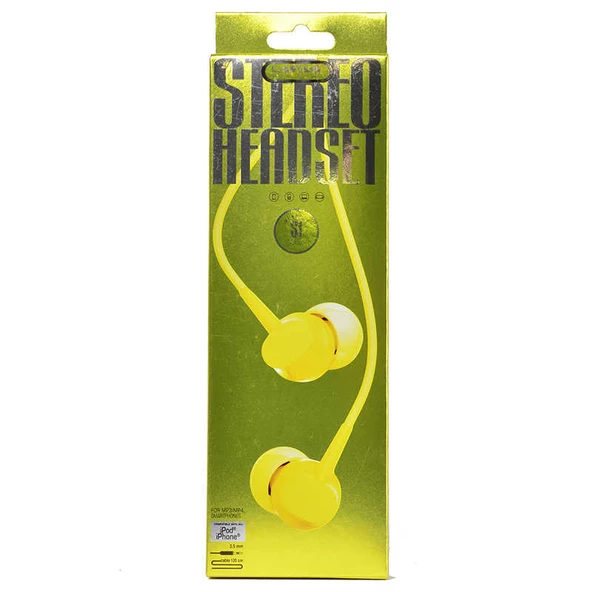 Yüksek Kalite Ses ve Bass Performanslı Kulaklık (Lapas S1 3.5mm Mp3 Stereo Kulaklık)