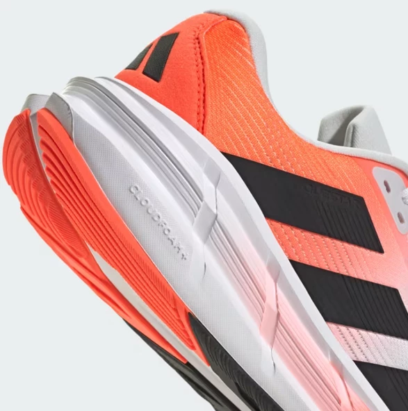adidas Questar3 Dash Gri Çekirdek Siyah Güneş Kırmızısı Spor Ayakkabı ID6315 - Resim 6