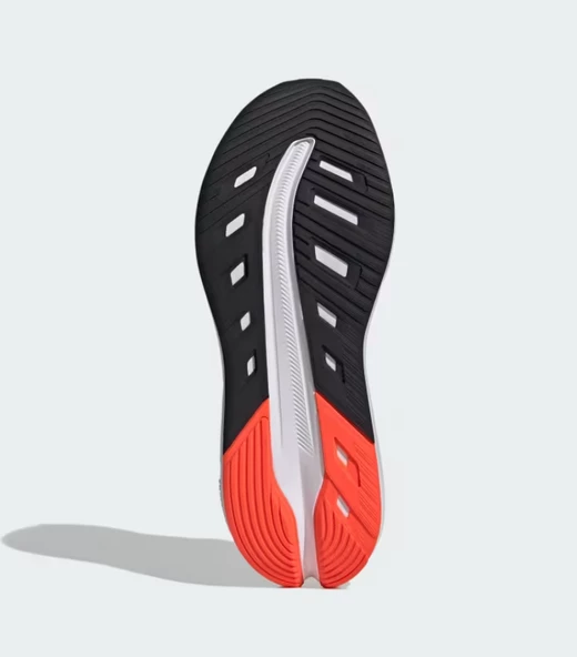 adidas Questar3 Dash Gri Çekirdek Siyah Güneş Kırmızısı Spor Ayakkabı ID6315 - Resim 5