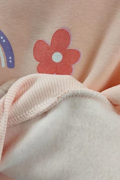 Kız Bebek Eşofman Takımı Gülen Yüz İpli - Resim 3