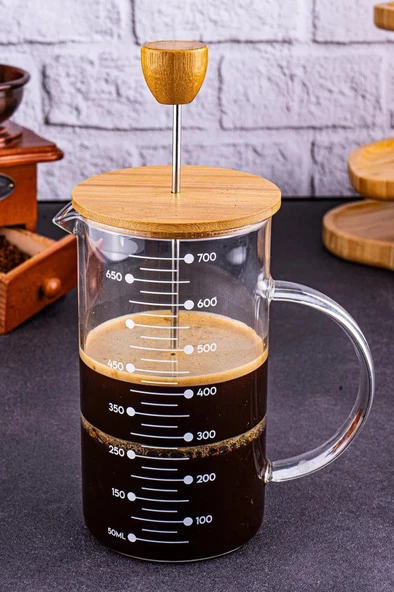 Kapris Leonardo Isıya Dayanıklı French Press 700 Ml B5570 - 4