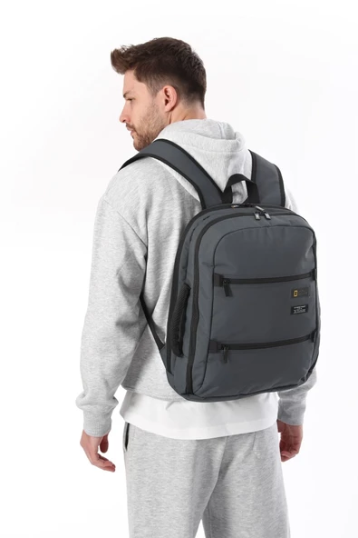 National Geographic Sırt Çantası Gri N18388 - Resim 8