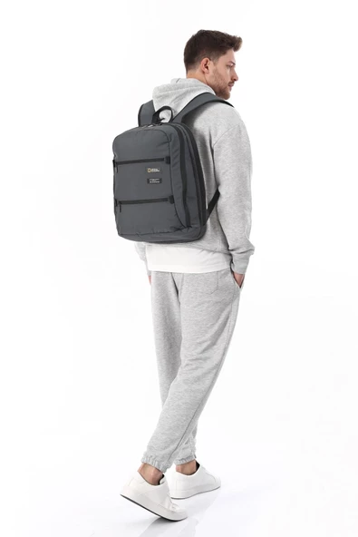 National Geographic Sırt Çantası Gri N18388 - Resim 7