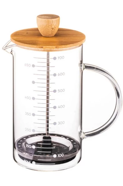 Kapris Leonardo Isıya Dayanıklı French Press 700 Ml B5570 - 5