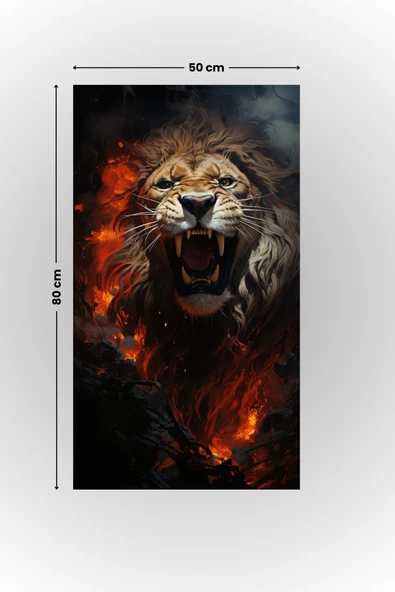 Aslan Duvar Posteri, Yüksek Çözünürlüklü Baskı Poster, Önerisi, Poster - 4