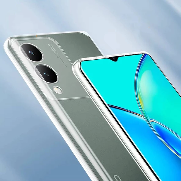 Vivo Y17S Kılıf Kamera Korumali Süper Silikon Kapak - 6