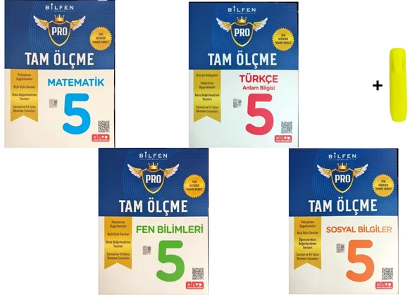 Bilfen 5. Sınıf Tam Ölçme Matematik Fen Türkçe Sosyal Bilgiler Seti Yeni