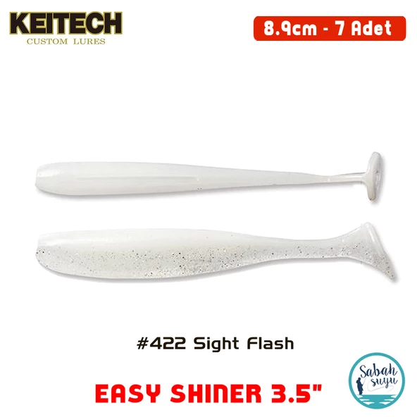 Keitech Easy Shiner 8.9cm (3.5") #422 Sight Flash Silikon Balık