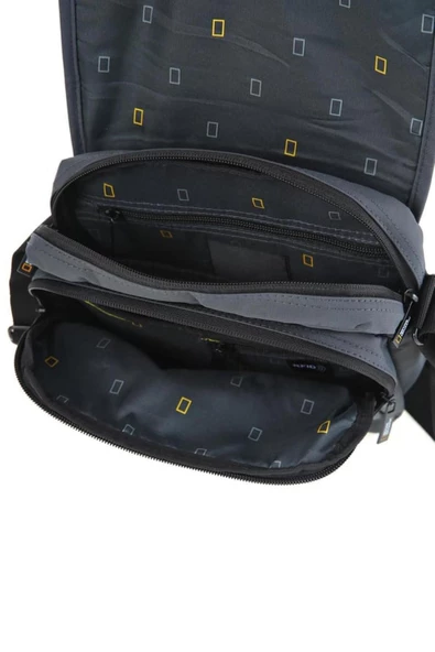 National Geographic Çapraz Omuz Askılı Çanta Gri N18385 - Resim 5
