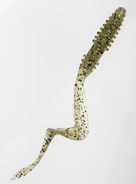 Keitech Mad Wag Mini 8.9cm (3.5") #320 Silver Shad Kokulu Silikon Kurt - Resim 3