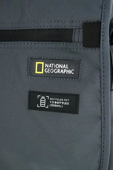 National Geographic Çapraz Omuz Askılı Çanta Gri N18385 - Resim 2