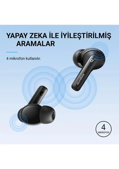 Anker SoundCore Life Note 3i TWS ANC Kulak İçi Bluetooth Kulaklık Siyah - 3