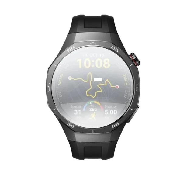 Huawei Watch GT 5 Pro 42MM Uyumlu 3 Adet Şeffaf Ultra koruyucu Nano Jelatin - Resim 5