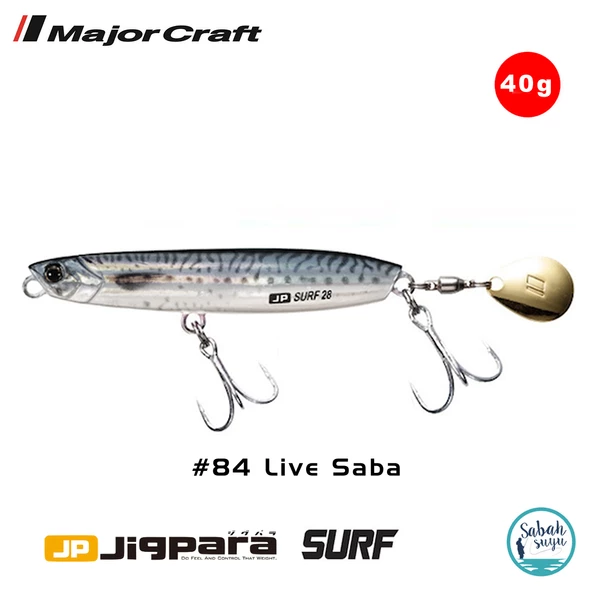 Major Craft Jigpara Surf JPSURF 40gr #84 Live Saba