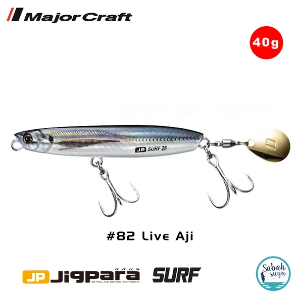 Major Craft Jigpara Surf JPSURF 40gr #82 Live Aji ürün görseli