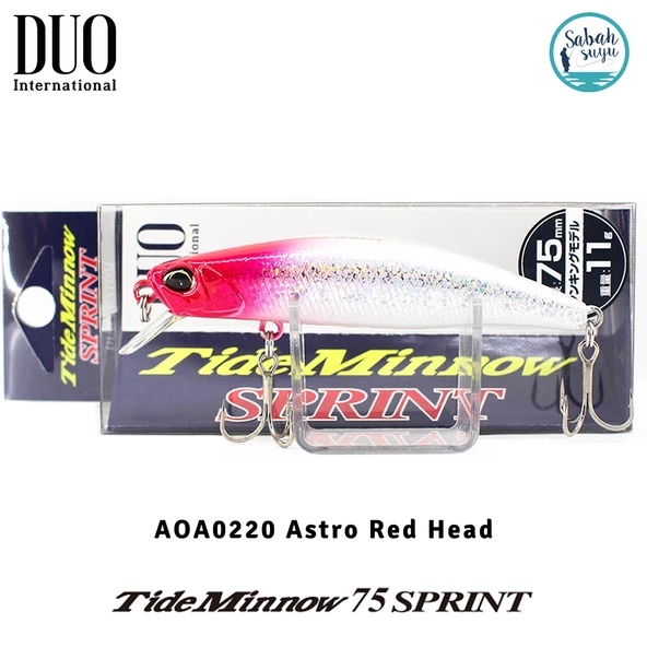 Duo Tide Minnow 75 Sprint AOA0220 Astro Red Head ürün görseli
