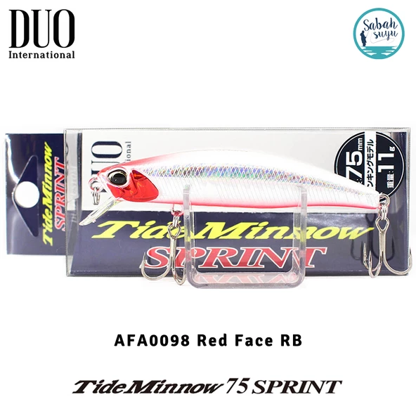 Duo Tide Minnow 75 Sprint AFA0098 Red Face RB