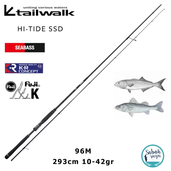 Tailwalk Hi-Tide SSD 96M 2.93mt 10-42gr (2P) Spin Kamış