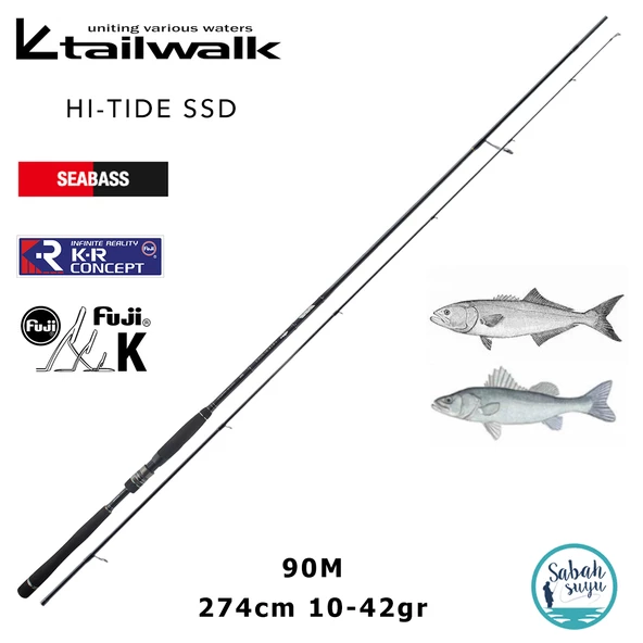 Tailwalk Hi-Tide SSD 90M 2.74mt 10-42gr (2P) Spin Kamış ürün görseli