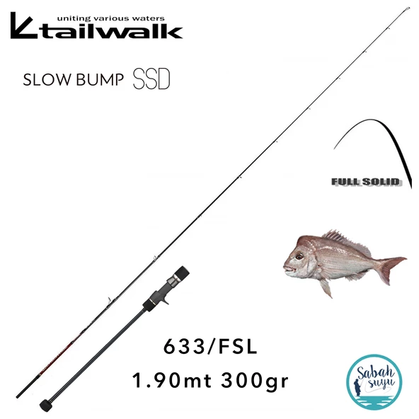 Tailwalk Slow Bump SSD 633/FSL (S2P) Slow Jigging Kamış 190cm 300gr